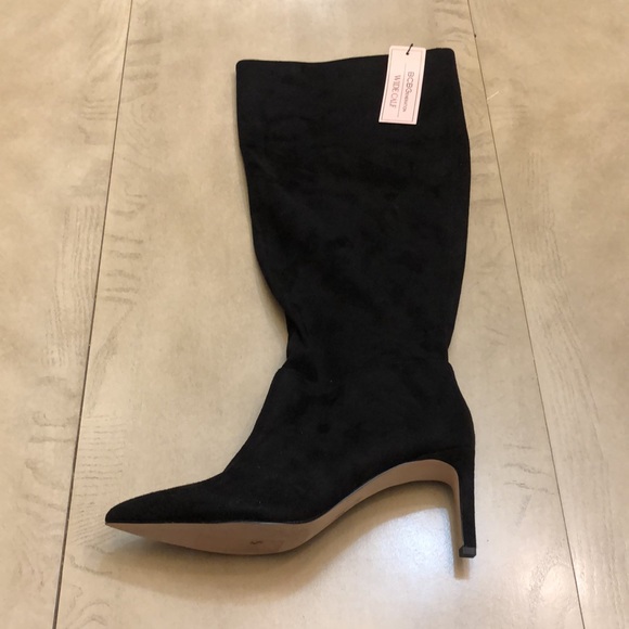 BCBGeneration Womens Marlow WC Black Knee-High Boots 9 (Wide Calf) - Picture 5 of 12